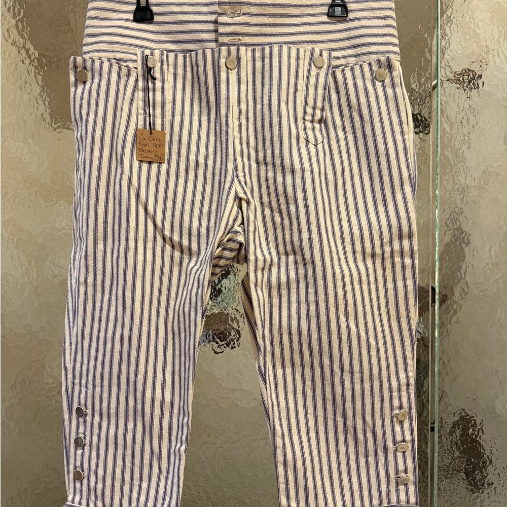 Car-Olina Rain reconstructed 1800s bloomers - ticking